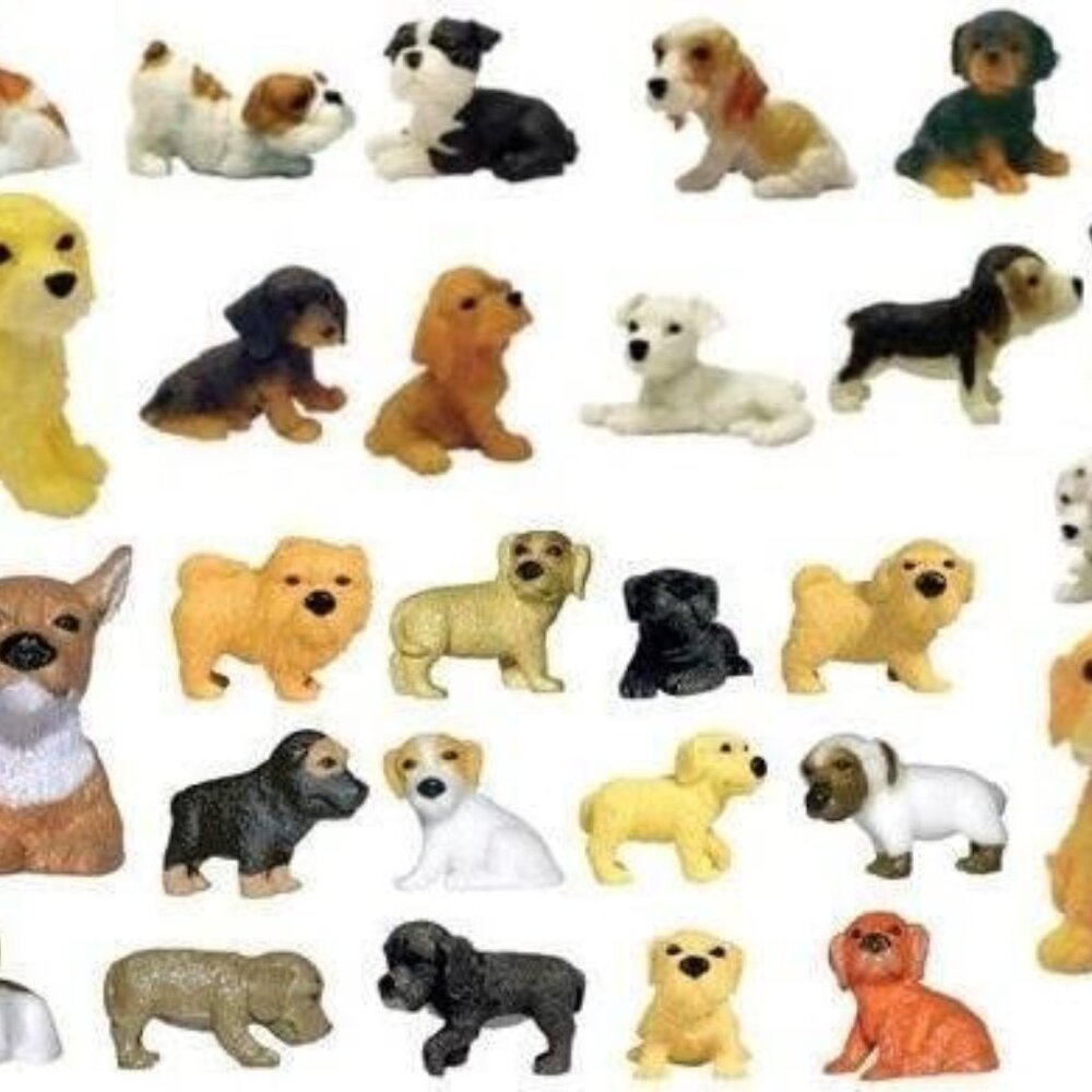 Adopt a Puppy Figures - Series 1 and 2 - Complete Set of 28 Puppies